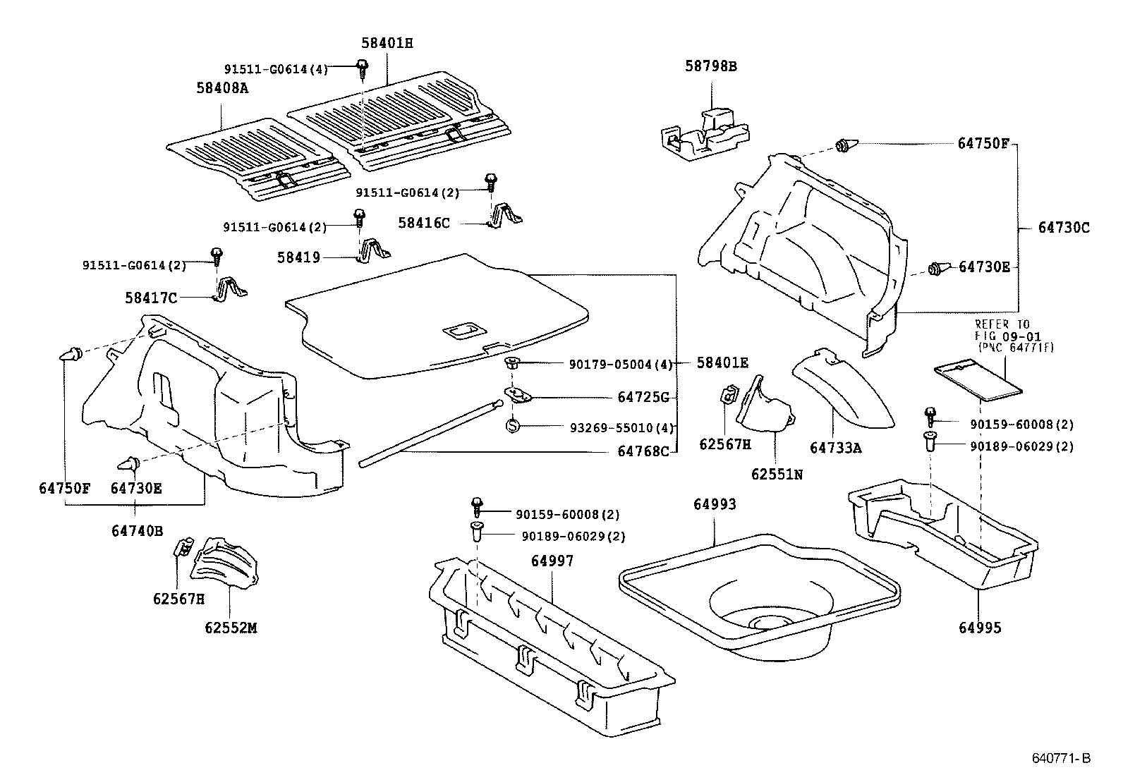 58798-63010 CUSHION, JACK CARRIER product image