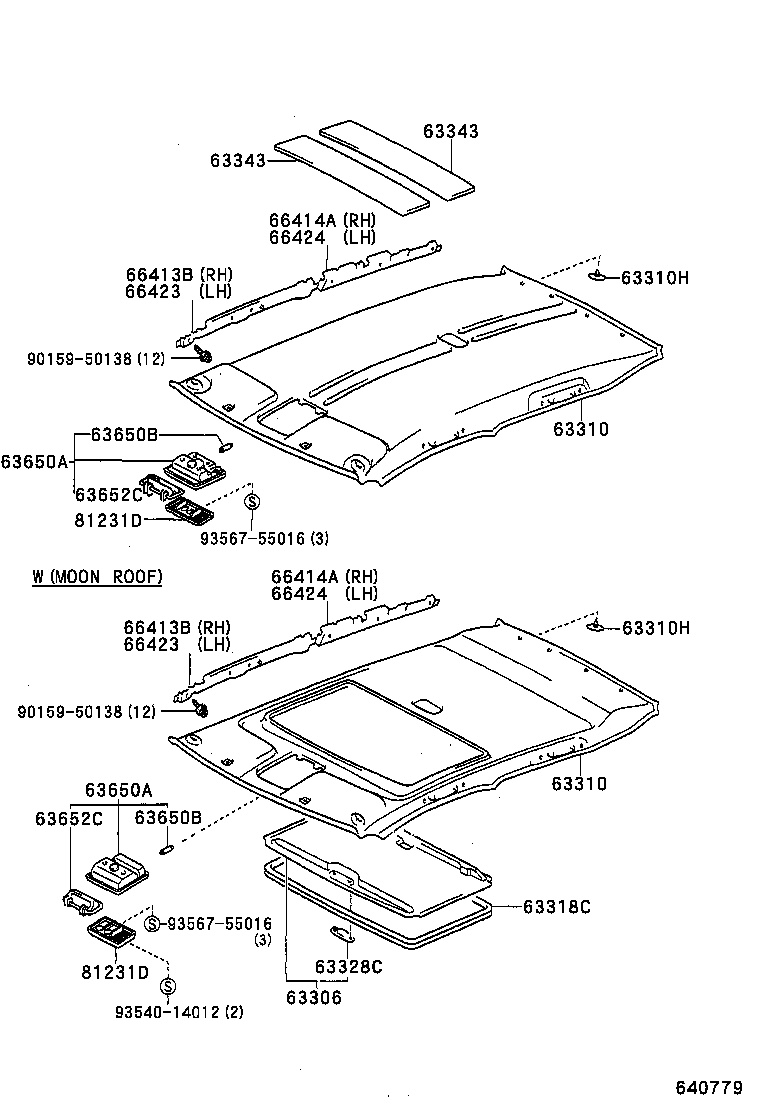 66423-42100 SPACER, SIDE RAIL, FRONT LH product image