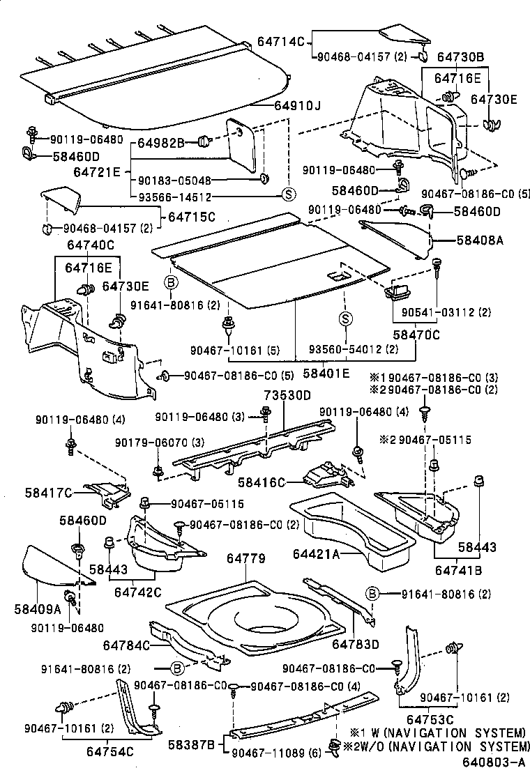 Toyota 58387-48010-B0 PLATE, REAR FLOOR FINISH