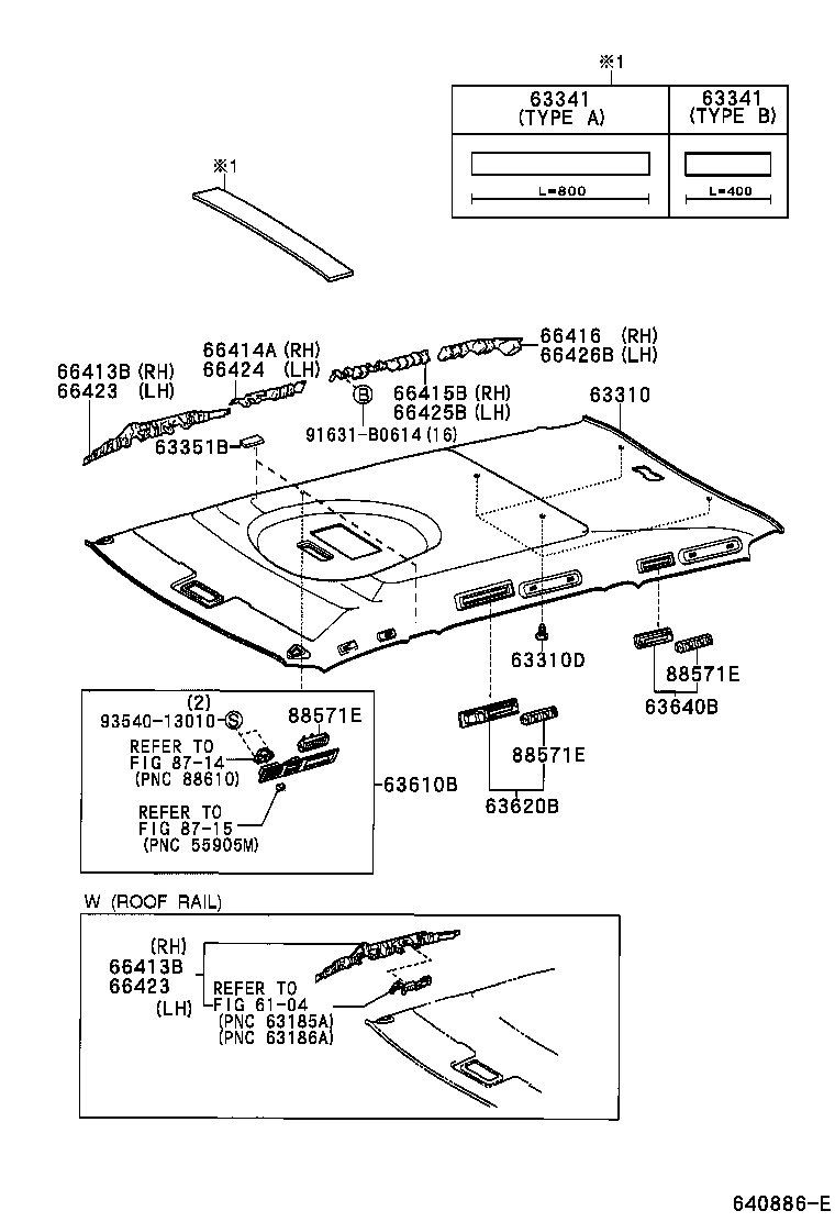 66407-44020 SPACER, SIDE RAIL, REAR NO.2 RH product image