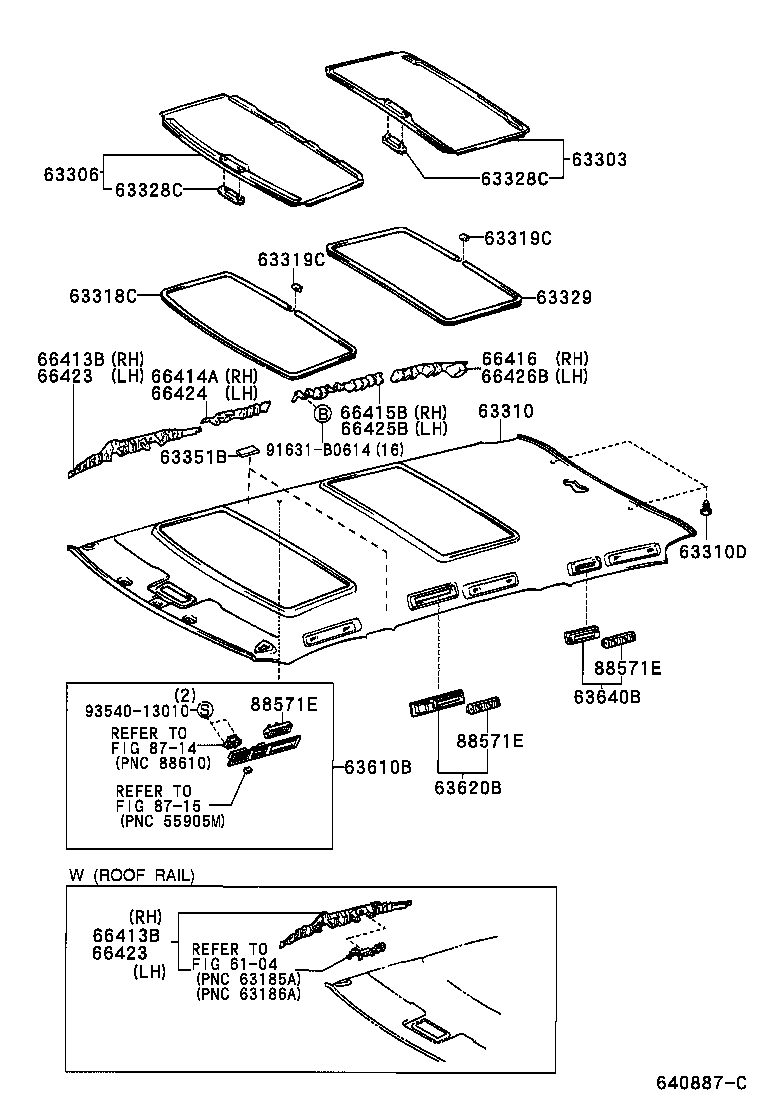 66407-44020 SPACER, SIDE RAIL, REAR NO.2 RH product image