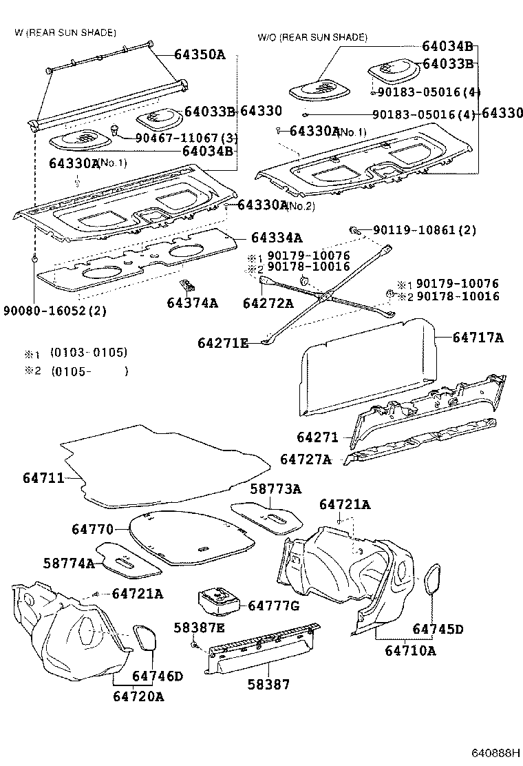 58703-02040 COVER, LUGGAGE COMPARTMENT SIDE, RH product image