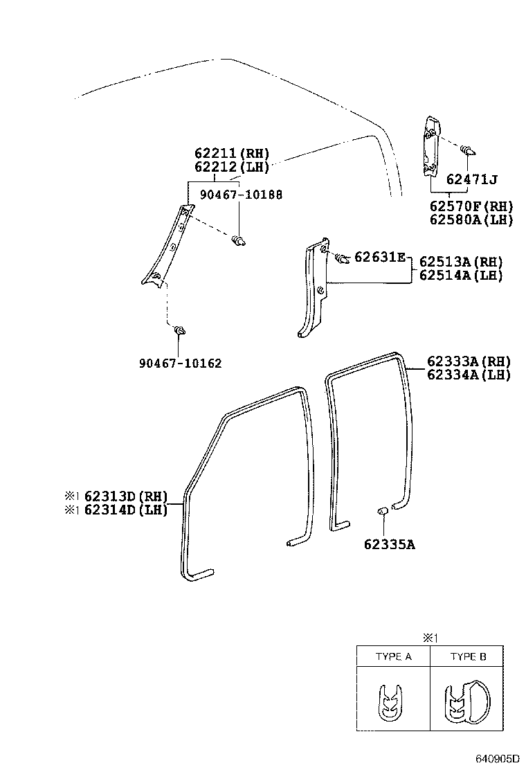 64271-37471-B0 TRIM, BACK PANEL product image