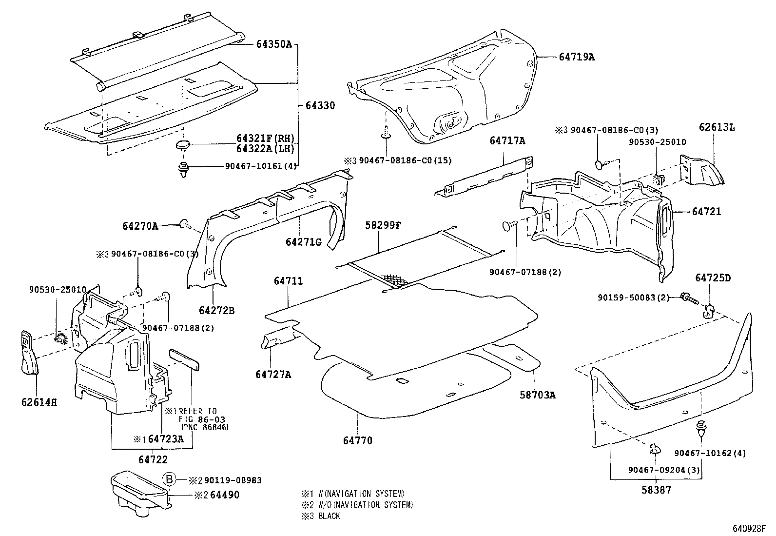 Toyota 58387-33070 PLATE, REAR FLOOR FINISH