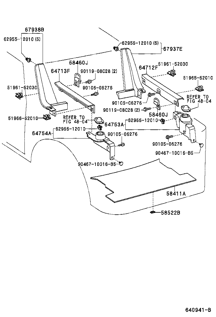 58581-52010 BOARD, DECK, NO.1 product image