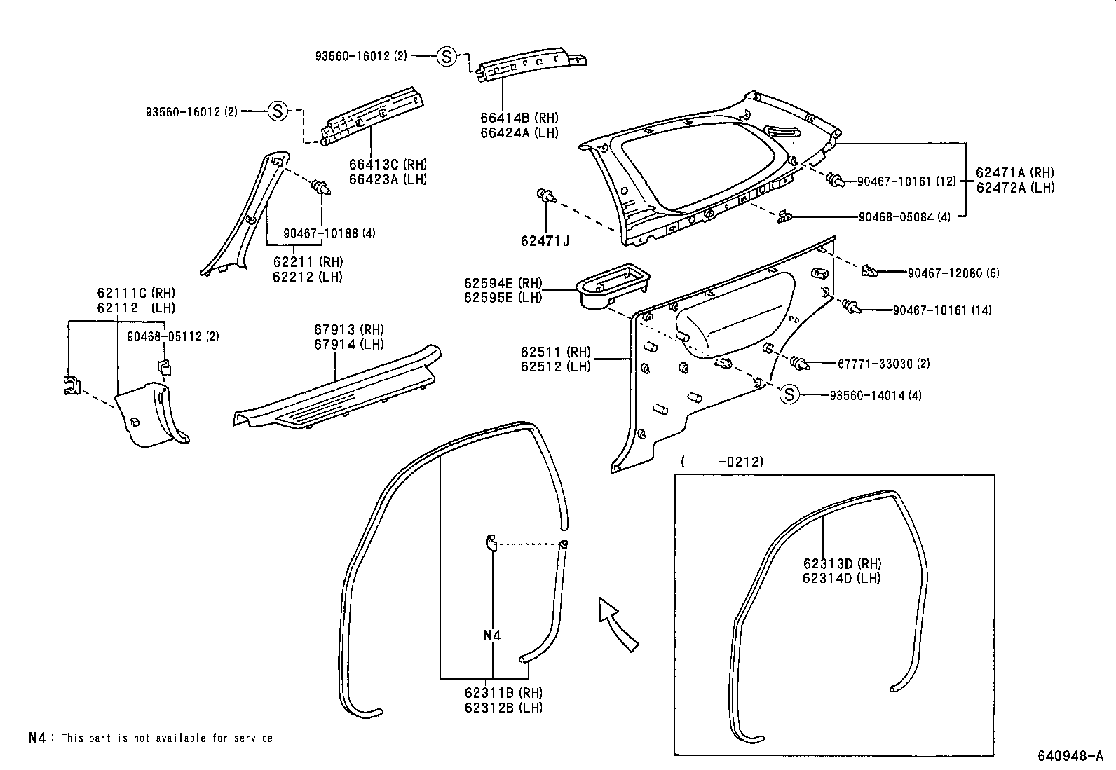 67911-52030-B0 PLATE, FRONT DOOR SCUFF, RH product image