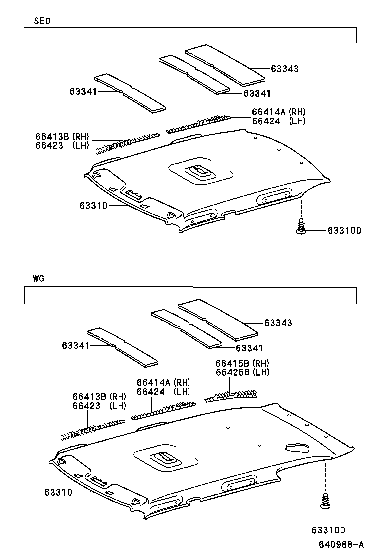 66414-13010 SPACER, SIDE RAIL, REAR RH product image