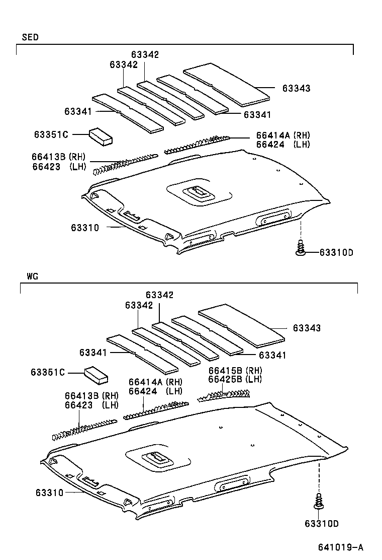 63341-02040 PAD, ROOF SILENCER, NO.1 product image