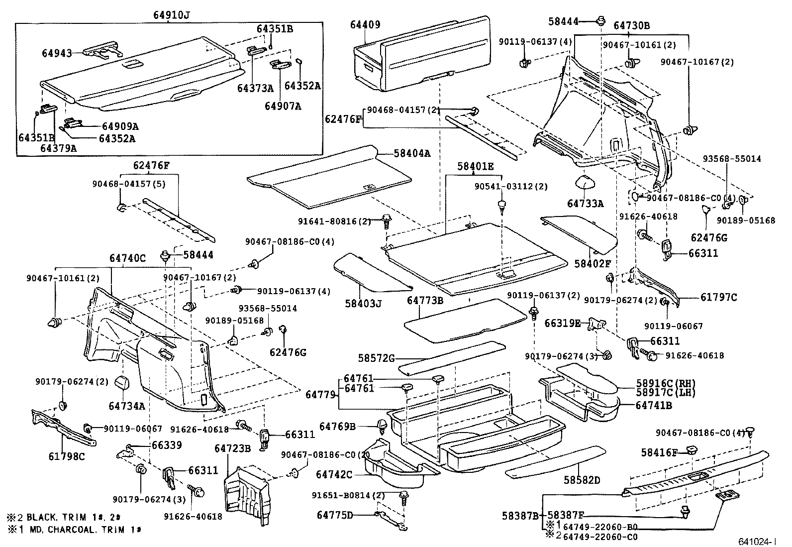 58582-22010 MAT, REAR FLOOR, REAR product image