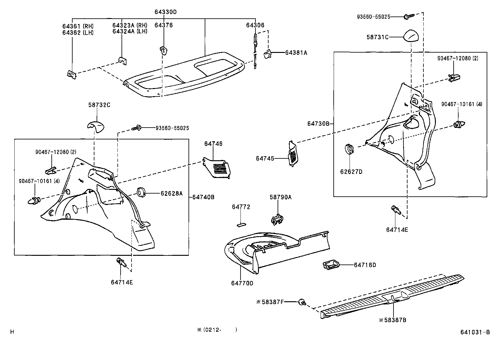 64995-52010 BOX, DECK FLOOR, RH product image