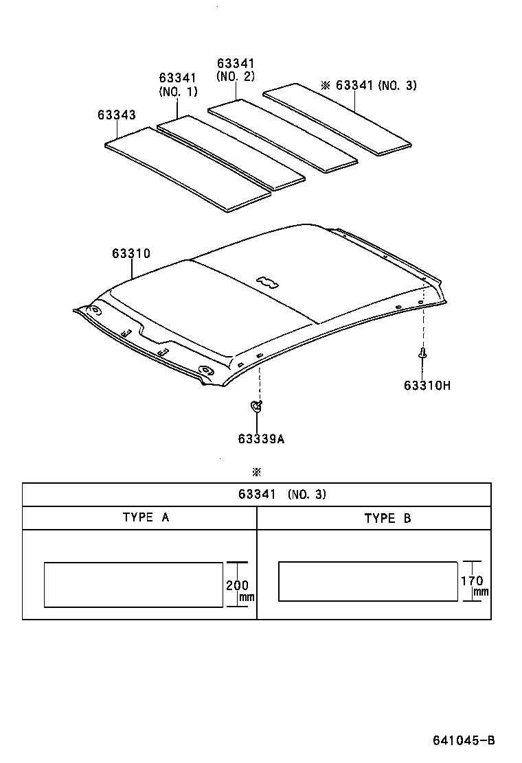 63339-52030-A0 COVER, ROOF HEADLINING SERVICE HOLE product image