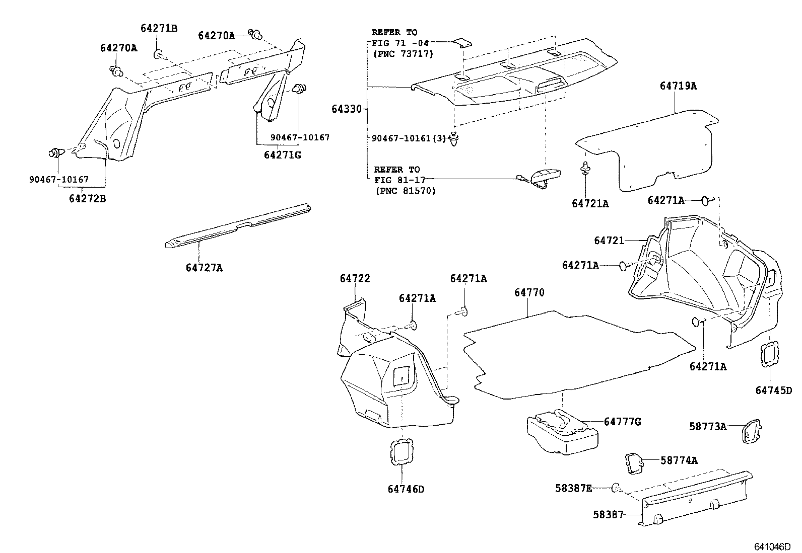 Toyota 58387-02050-B0 PLATE, REAR FLOOR FINISH