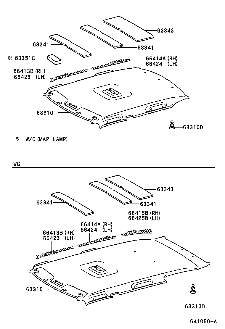 63341-02110 PAD, ROOF SILENCER, NO.1 product image