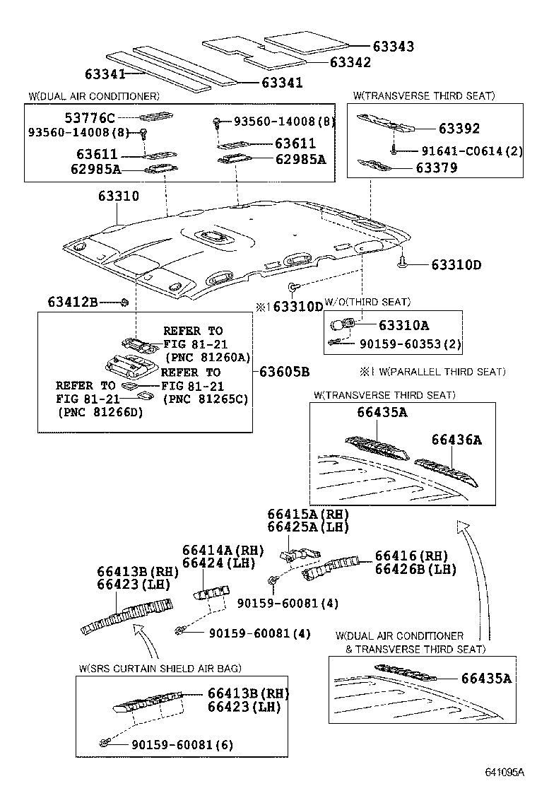 66426-60030 SPACER, SIDE RAIL, REAR NO.3 LH product image