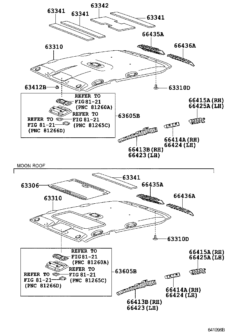 66426-60030 SPACER, SIDE RAIL, REAR NO.3 LH product image