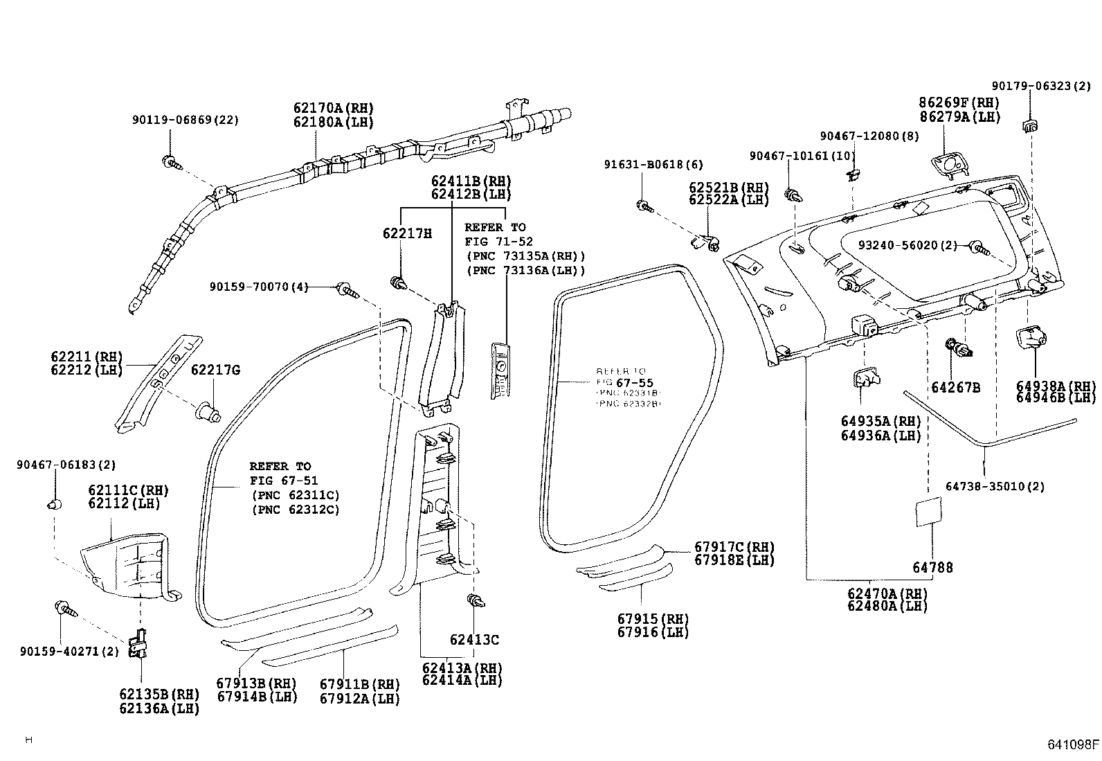 Toyota 62211-35080-B0 GARNISH, FRONT PILLAR, RH