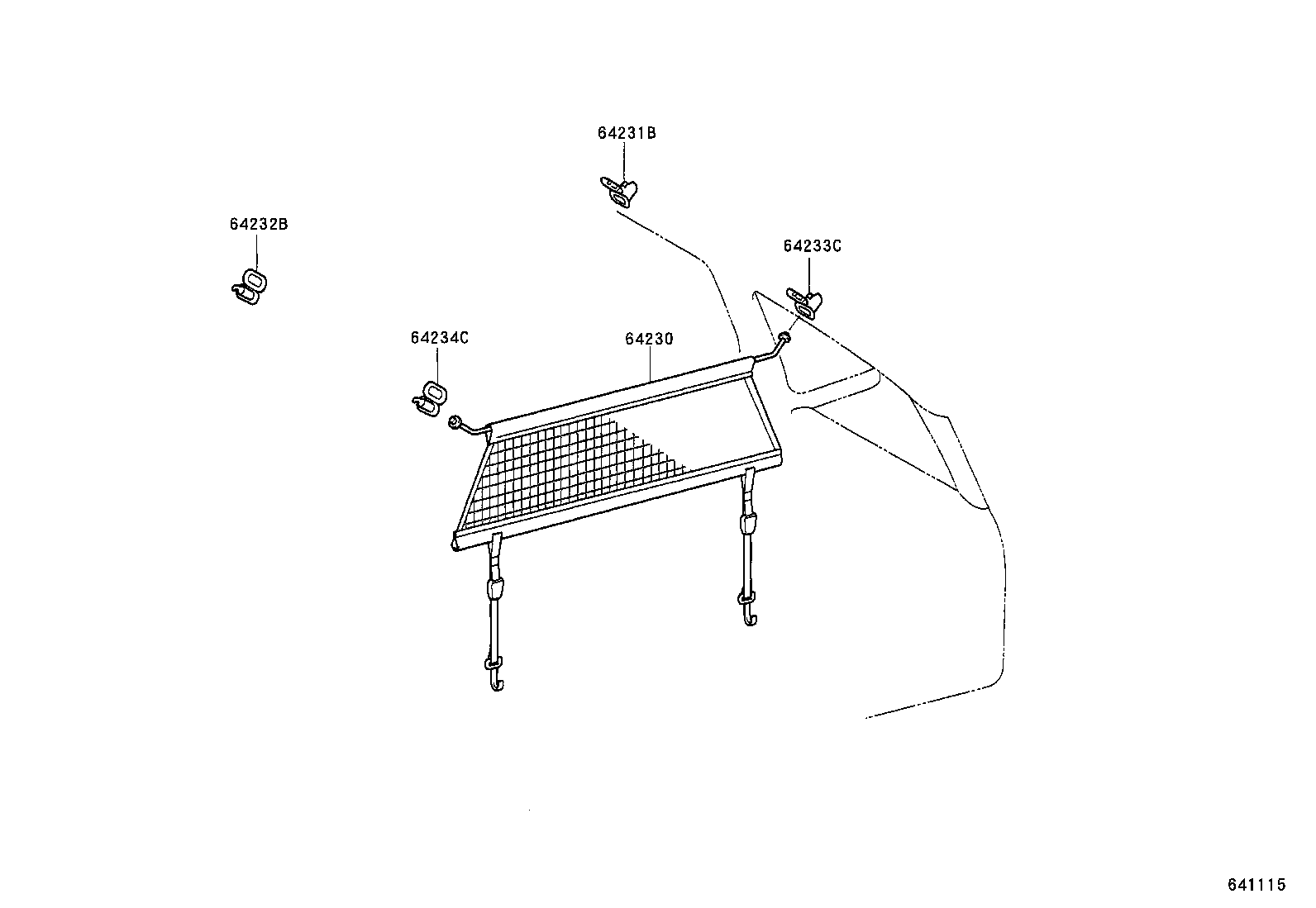 64995-21010 BOX, DECK FLOOR, RH product image
