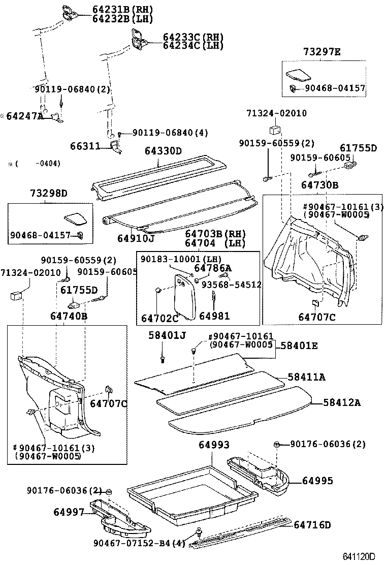 64995-02020 BOX, DECK FLOOR, RH product image