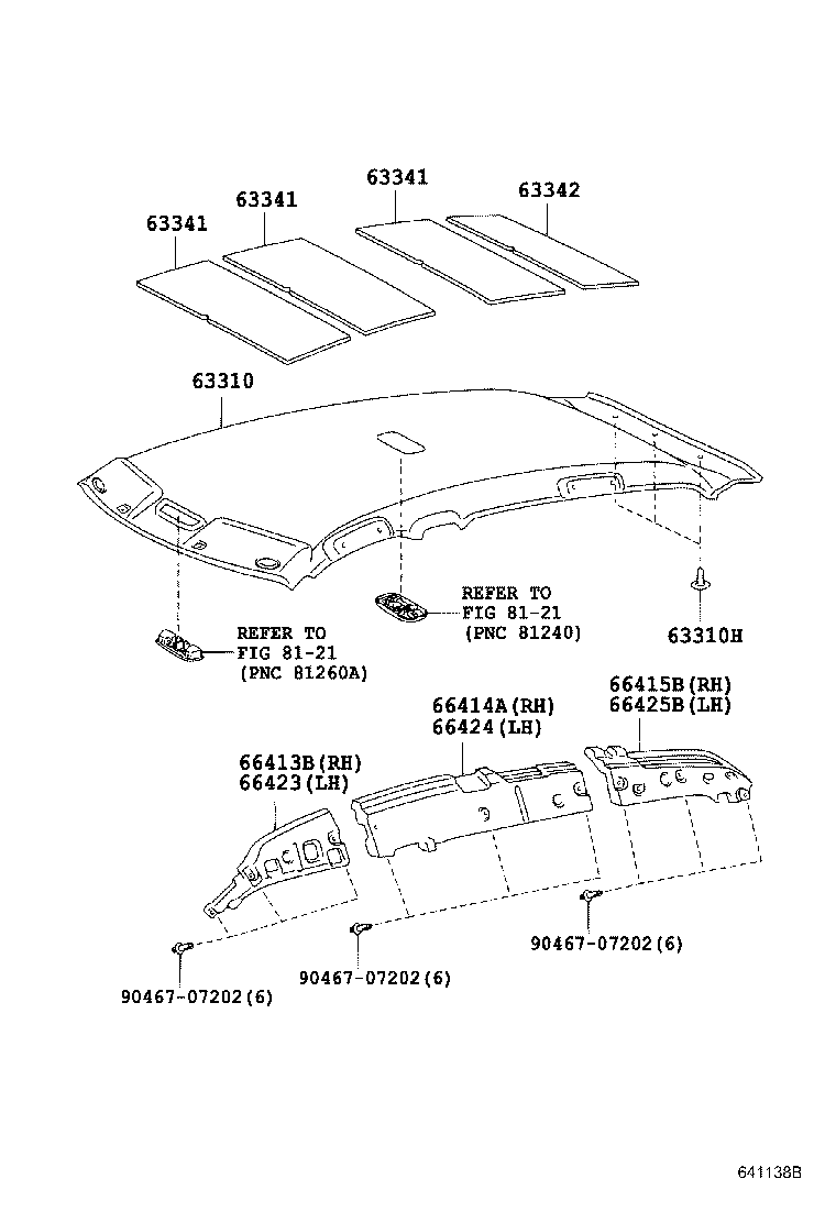 66414-52120 SPACER, SIDE RAIL, REAR RH product image