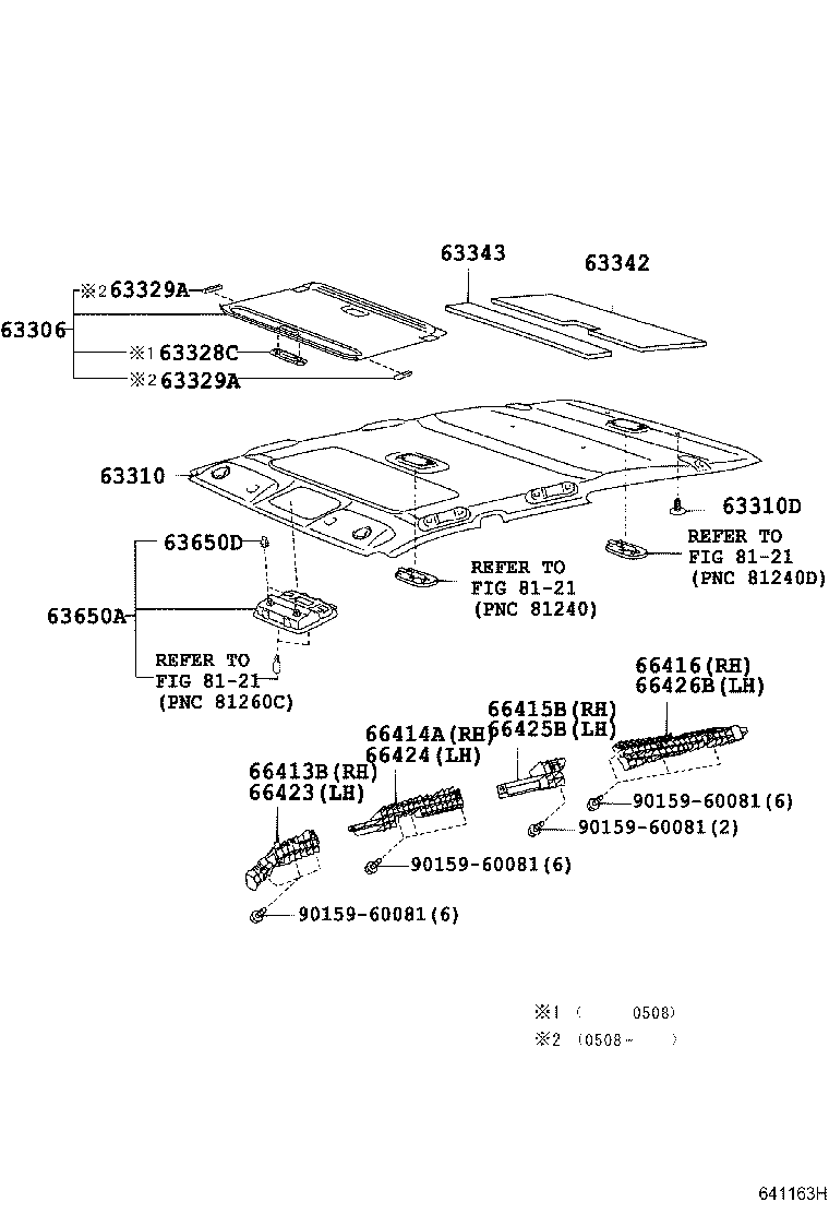 66415-35010 SPACER, SIDE RAIL, REAR NO.2 RH product image