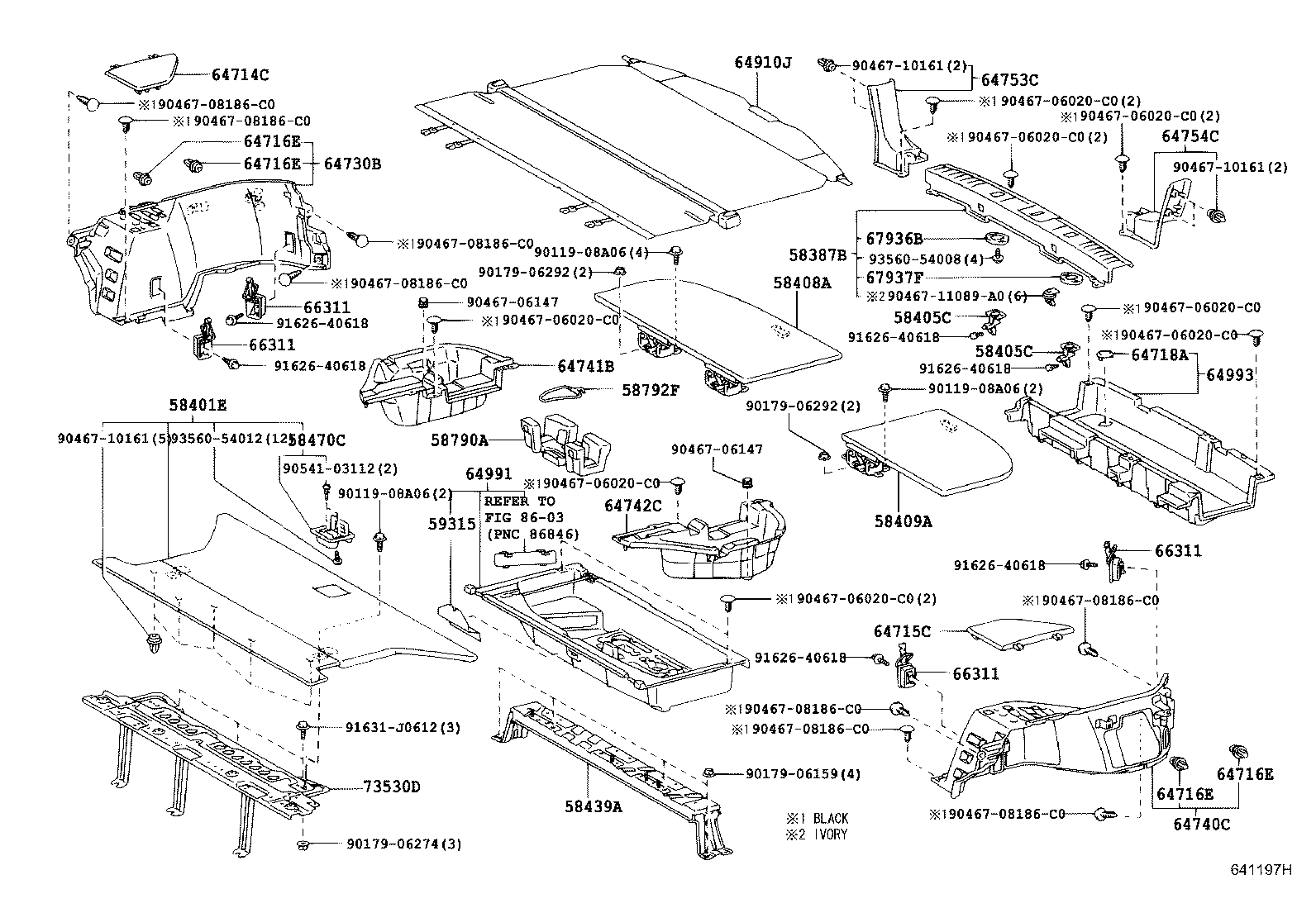 Toyota 58387-48030-C0 PLATE, REAR FLOOR FINISH