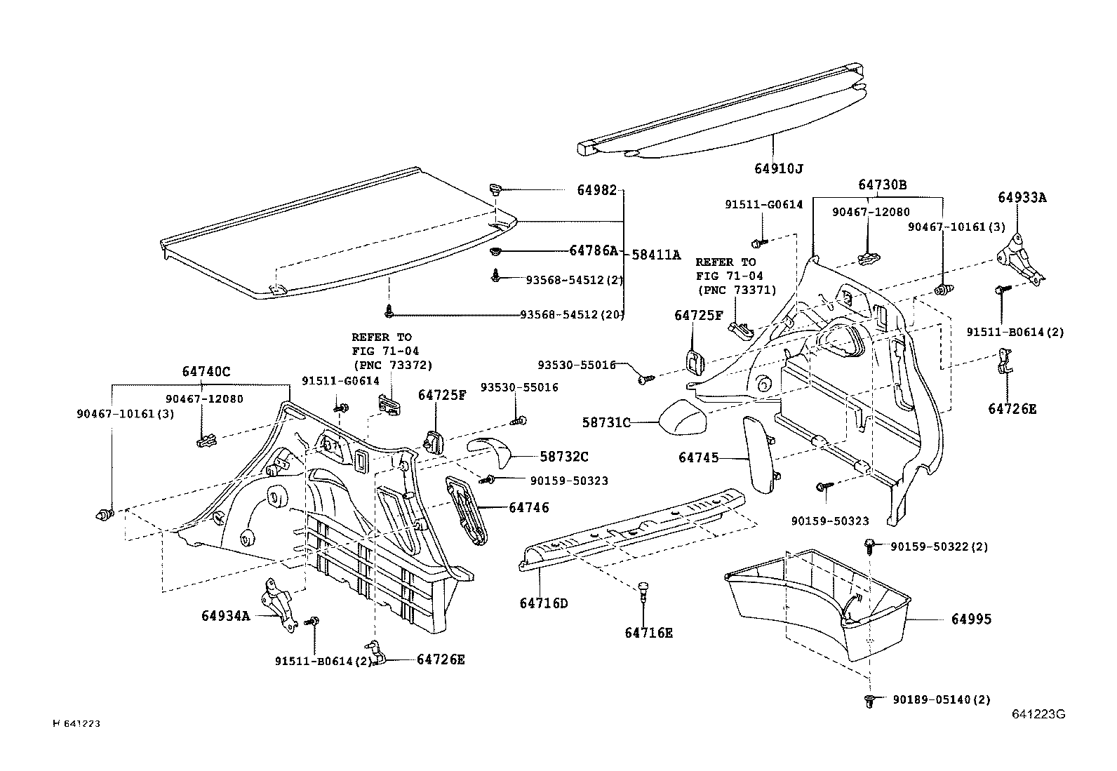 64995-52031 BOX, DECK FLOOR, RH product image