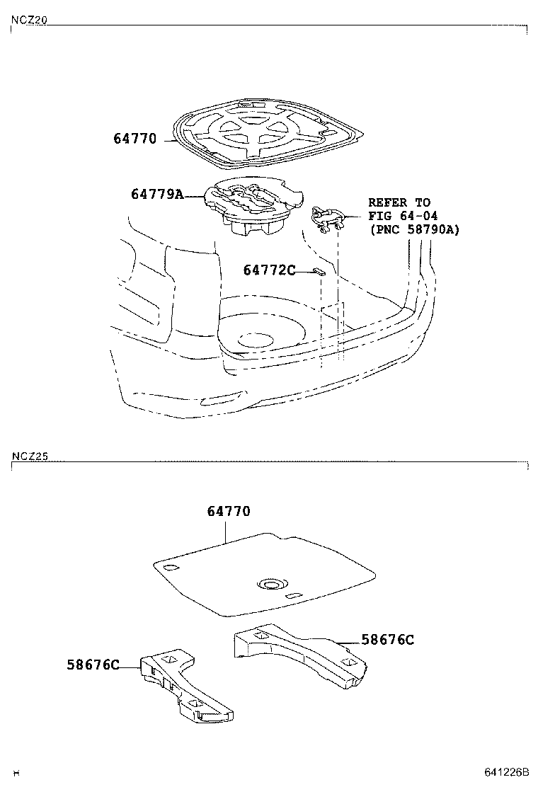64770-46070 COVER ASSY, SPARE WHEEL product image