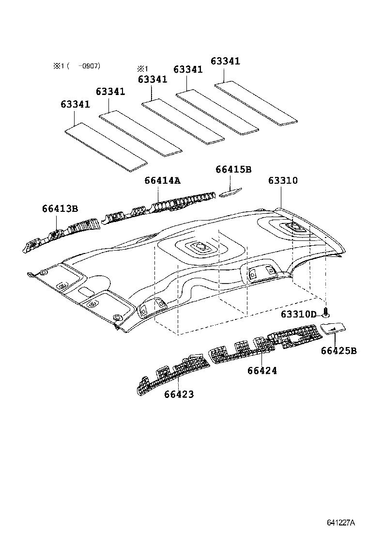 66423-46020 SPACER, SIDE RAIL, FRONT LH product image