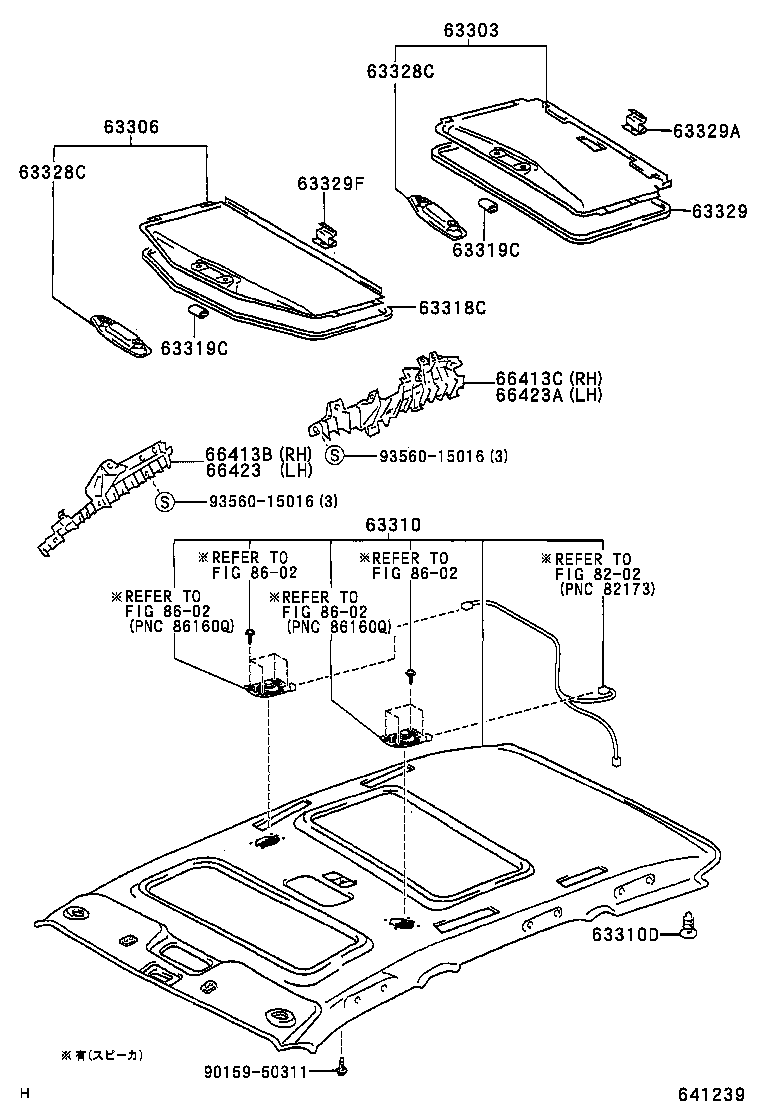 63306-28091-A0 TRIM SUB-ASSY, SUNSHADE product image