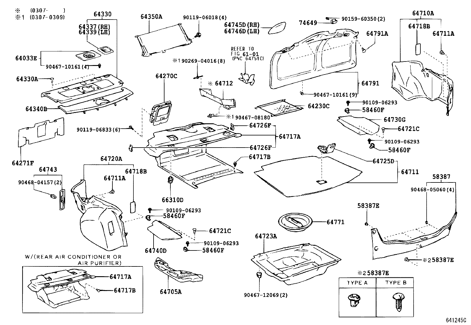 Toyota 58387-50010-C0 PLATE, REAR FLOOR FINISH