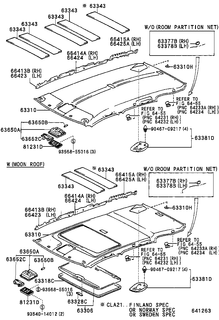 66423-42100 SPACER, SIDE RAIL, FRONT LH product image