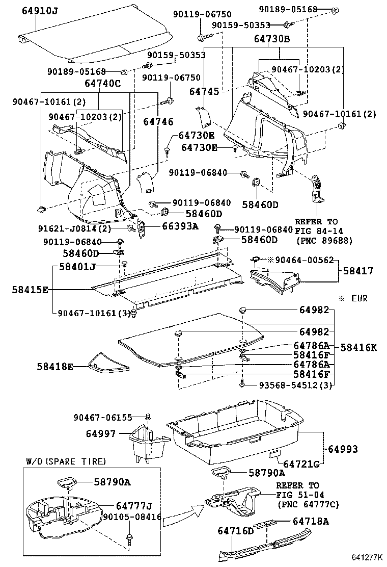 64997-47010 BOX, DECK FLOOR, LH product image