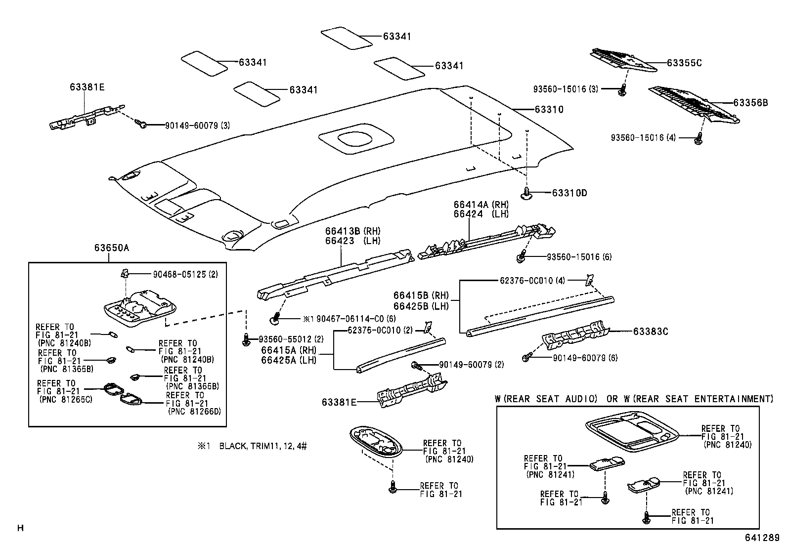 66415-0C080 SPACER, SIDE RAIL, REAR NO.2 RH product image