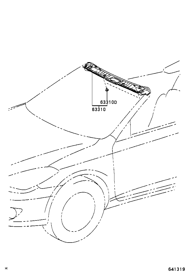 63306-AC021-B3 TRIM SUB-ASSY, SUNSHADE product image