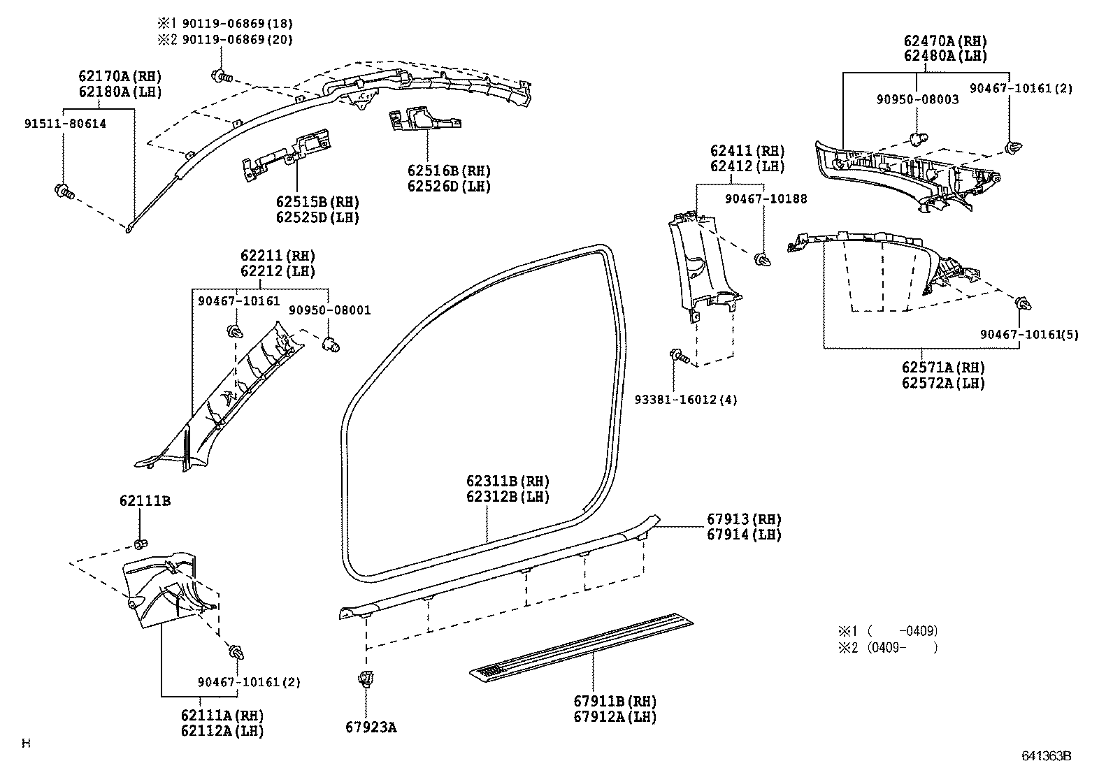 Thumbnail 2 for 62210-21040-B0