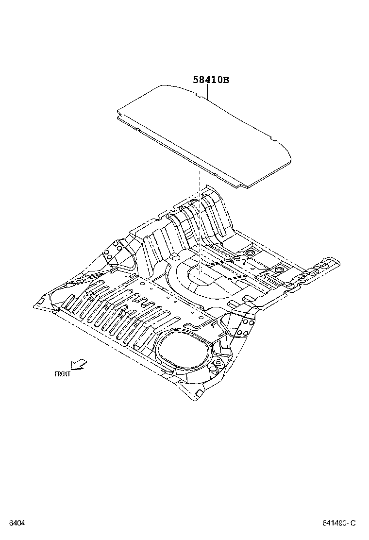 58410-B1050-B0 BOARD ASSY, DECK product image
