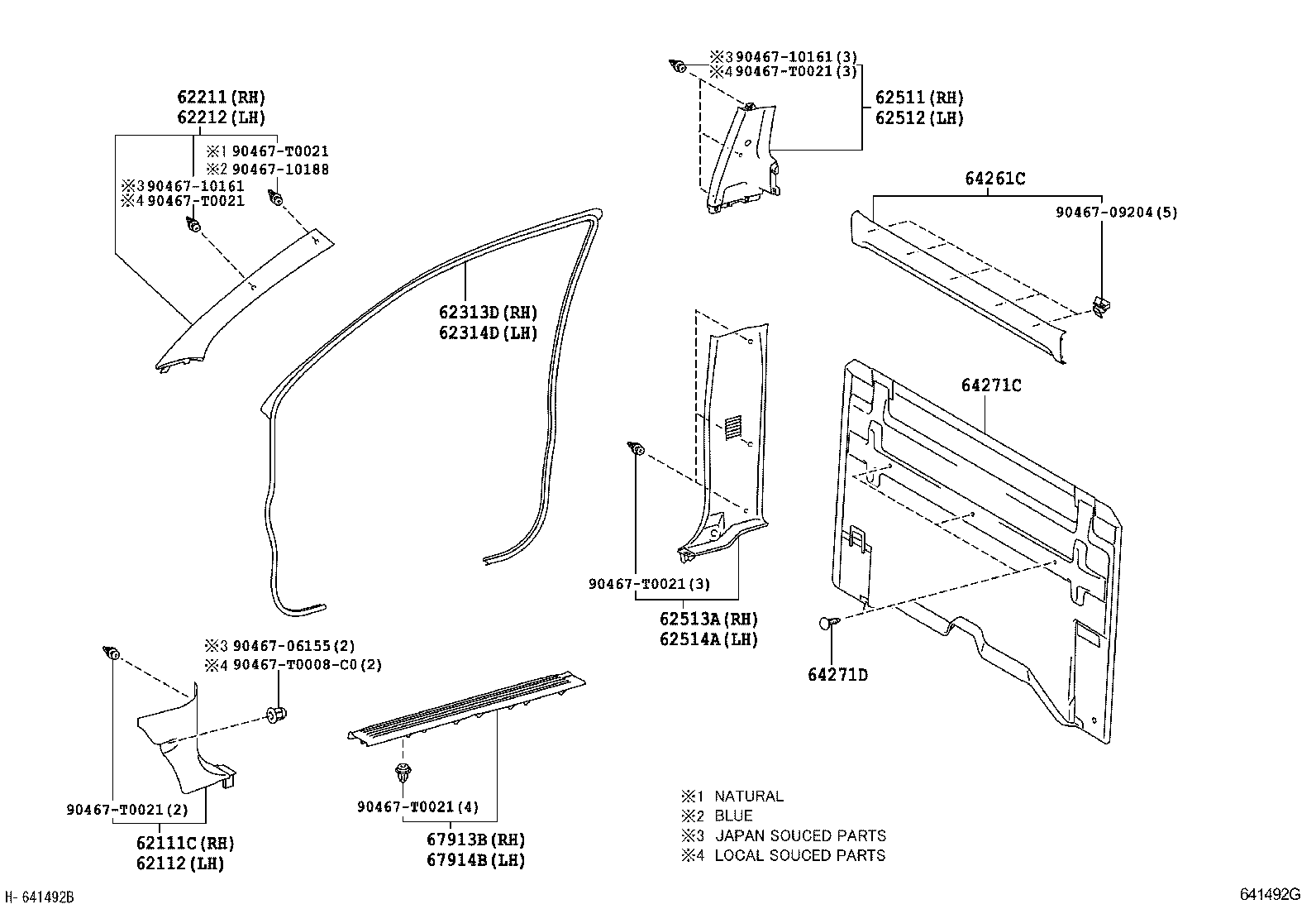 Thumbnail 2 for 62211-0K010-B0
