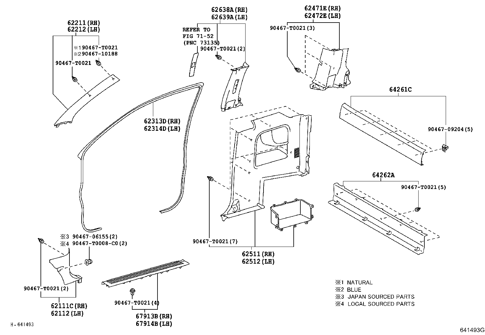 Thumbnail 3 for 62211-0K010-B0