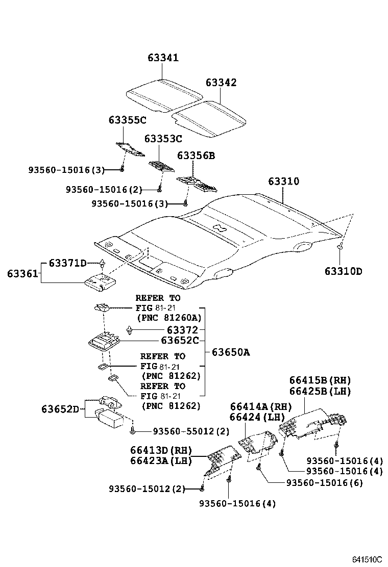 Thumbnail 4 for 63310-0C340-B0