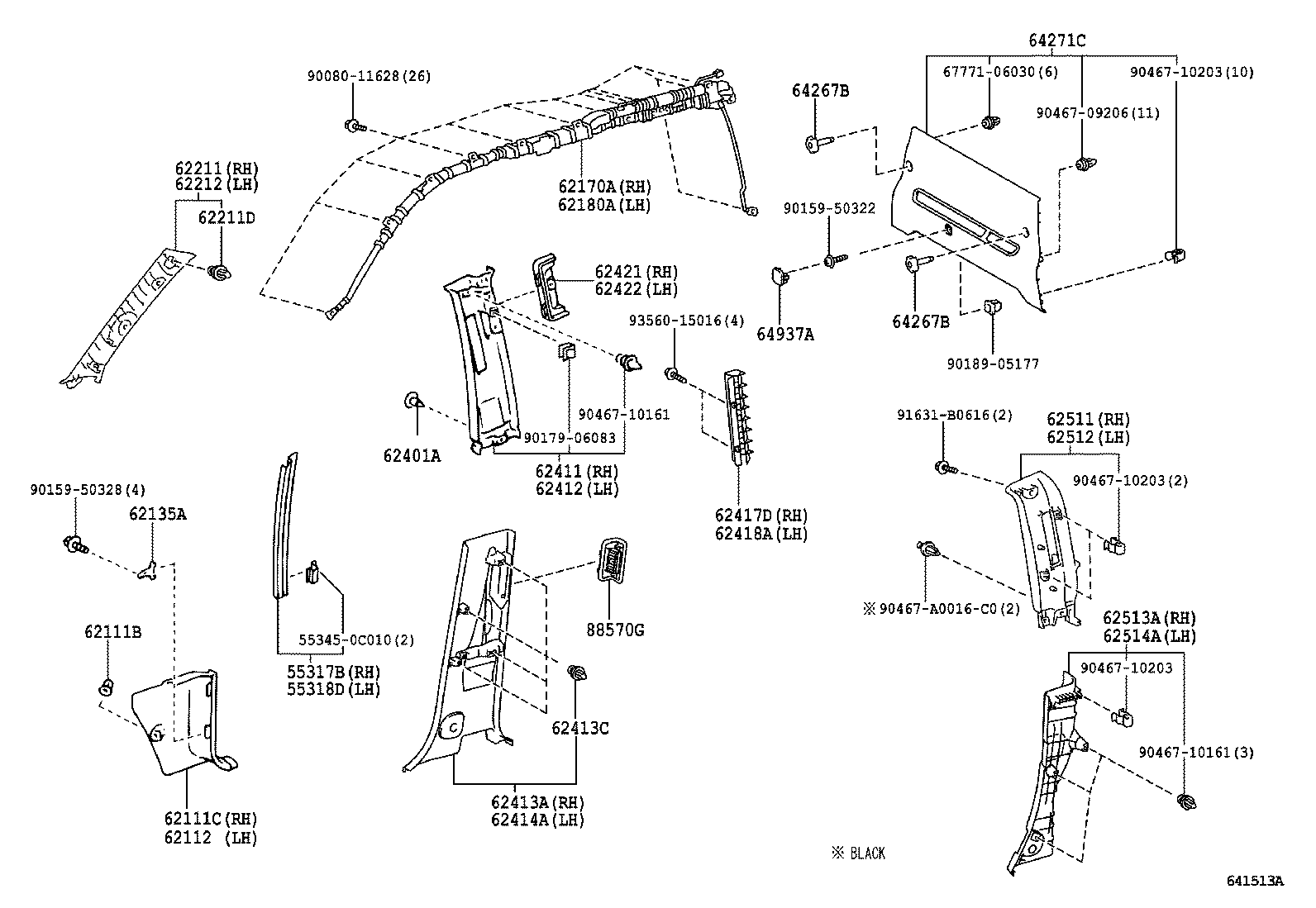 Thumbnail 4 for 62211-0C021-E1