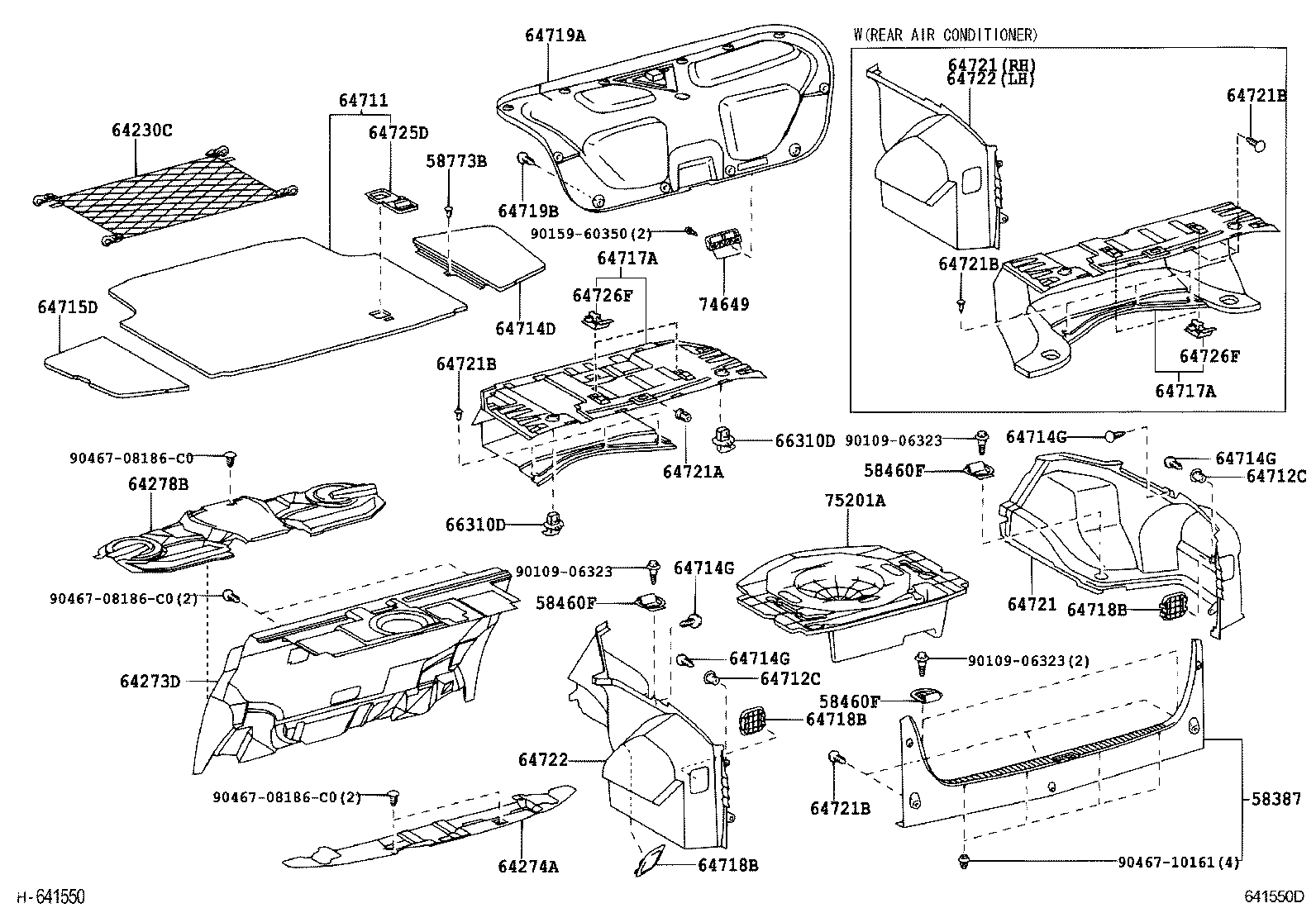 64273-30110 PAD, ROOM PARTITION, NO.1 product image
