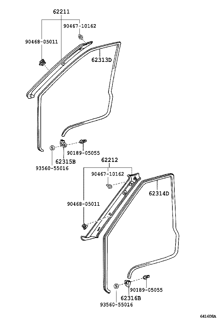 62318-27010-B0 COVER, FRONT DOOR OPENING TRIM, LH product image