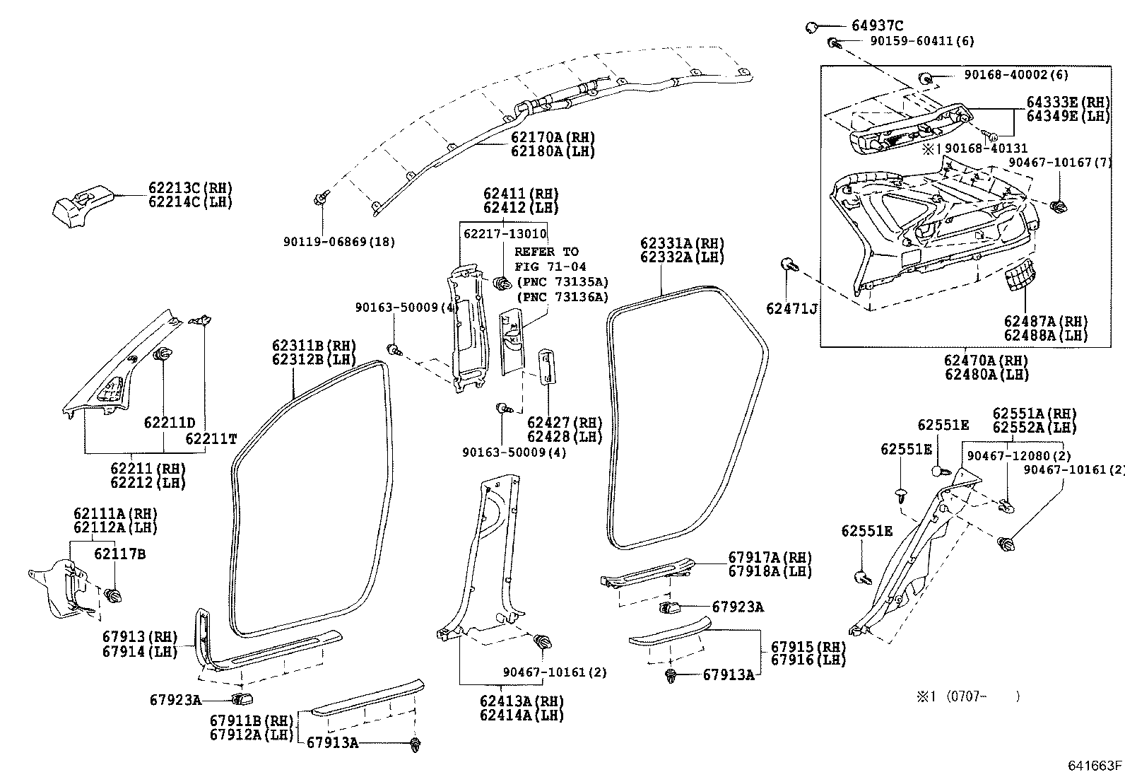 67910-48100-B0 PLATE, FRONT DOOR SCUFF, RH product image