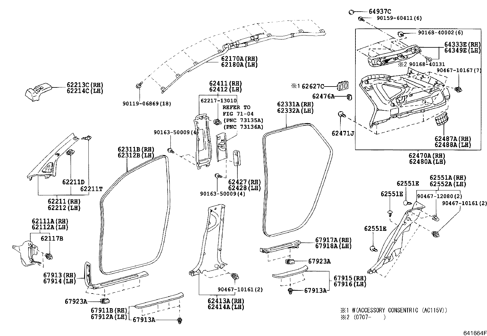 Toyota 67910-48090-B0 PLATE, FRONT DOOR SCUFF, RH