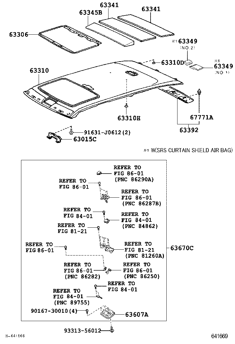 63183-60030 BRACKET SUB-ASSY, ROOF CONSOLE product image