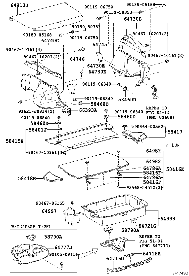 64997-47010 BOX, DECK FLOOR, LH product image