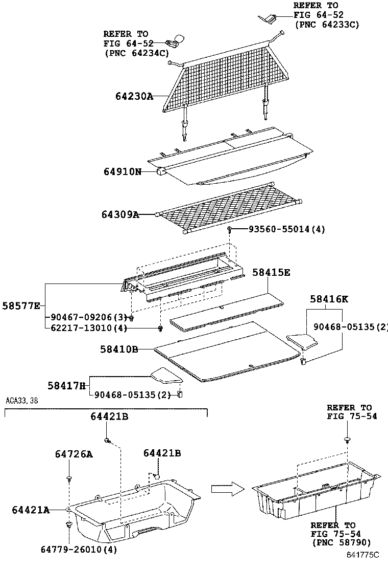64230-42020 NET ASSY, ROOM PARTITION product image