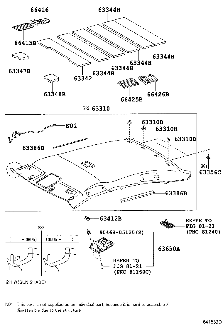 66415-33040 SPACER, SIDE RAIL, REAR NO.2 RH product image