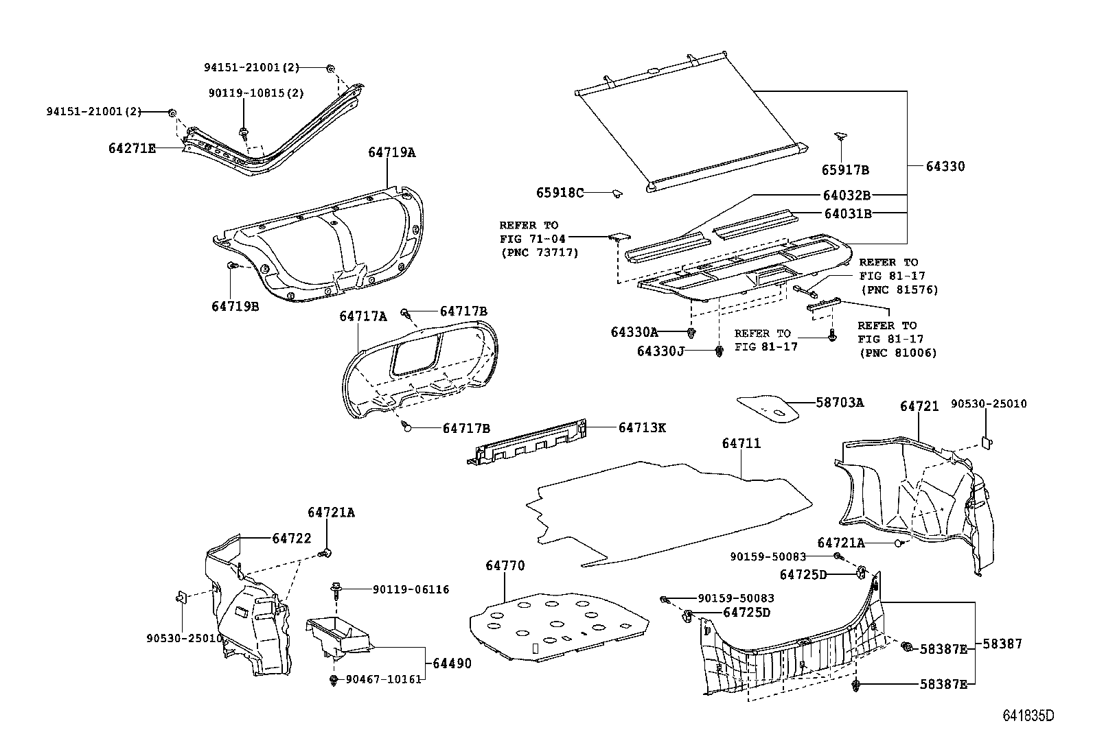 64770-33090 COVER ASSY, SPARE WHEEL product image
