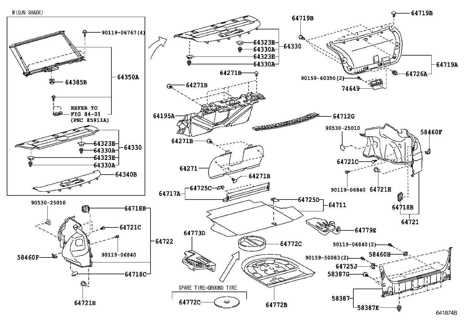 Toyota 58387-33100-C0 PLATE, REAR FLOOR FINISH